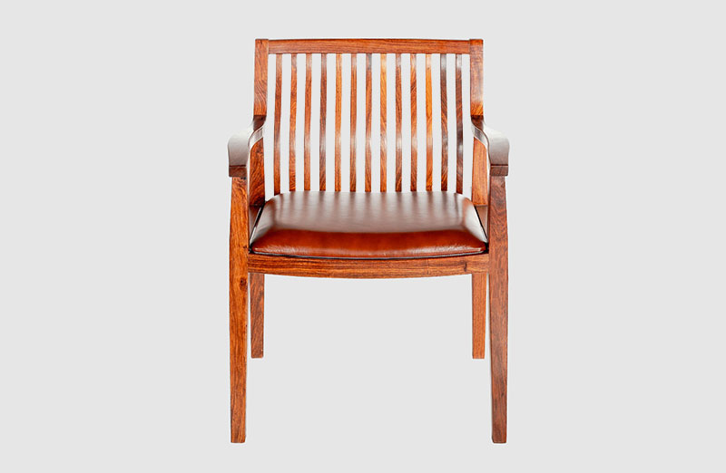 余姚中式实木大方椅家具效果图